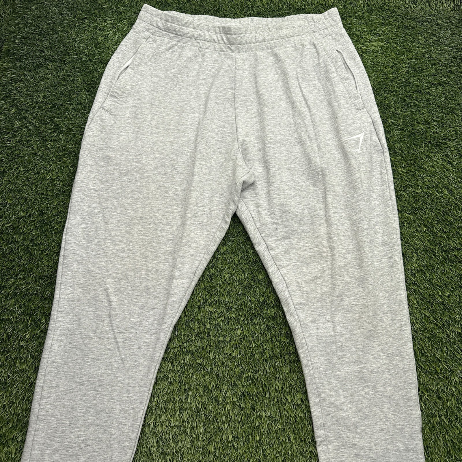 Gymshark Lightweight Joggers Mens Large L Gray Stretch Gym Workout