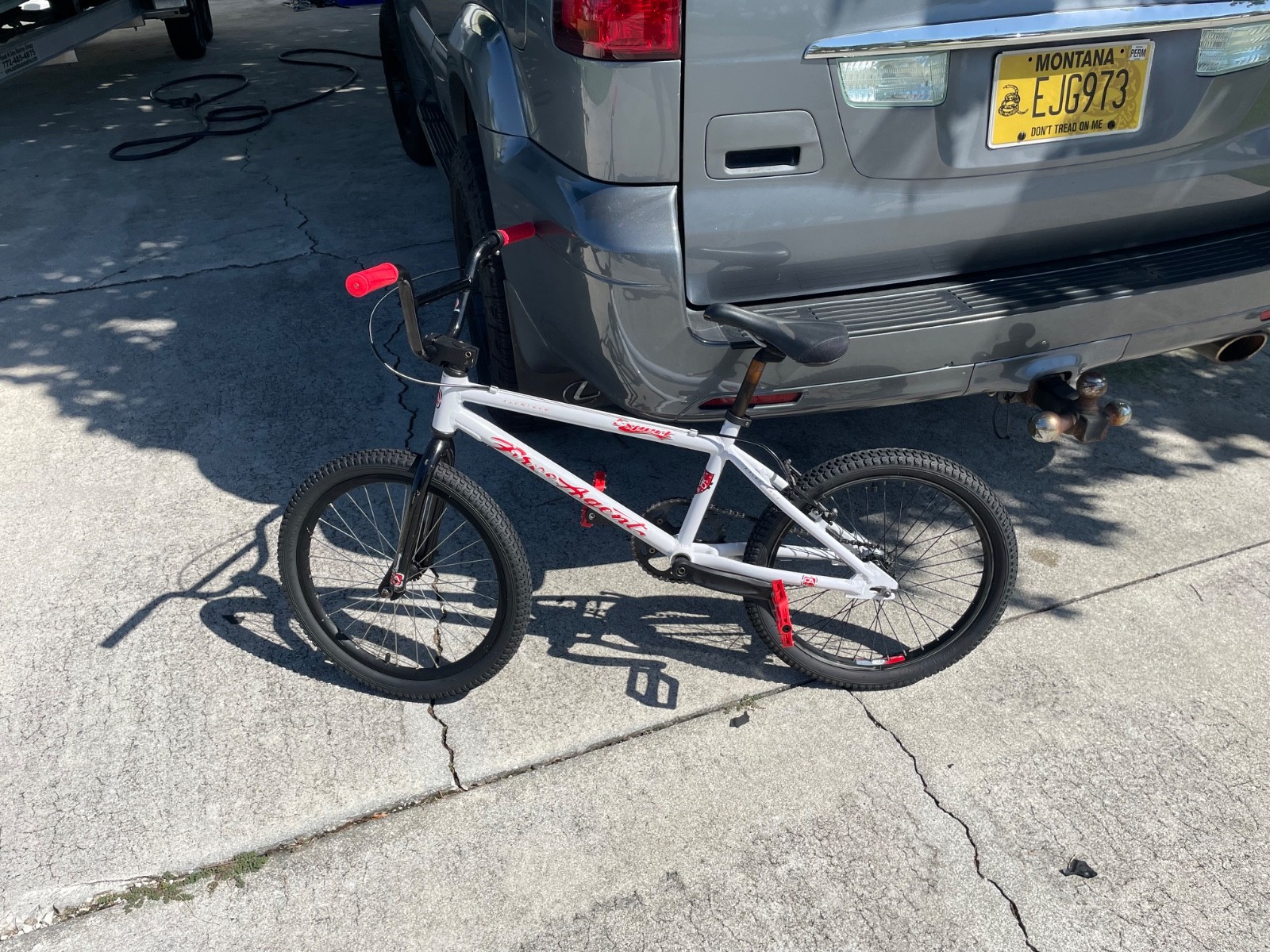 FREE AGENT 7005 EXPERT BMX – WHITE & RED – COLLECTOR QUALITY