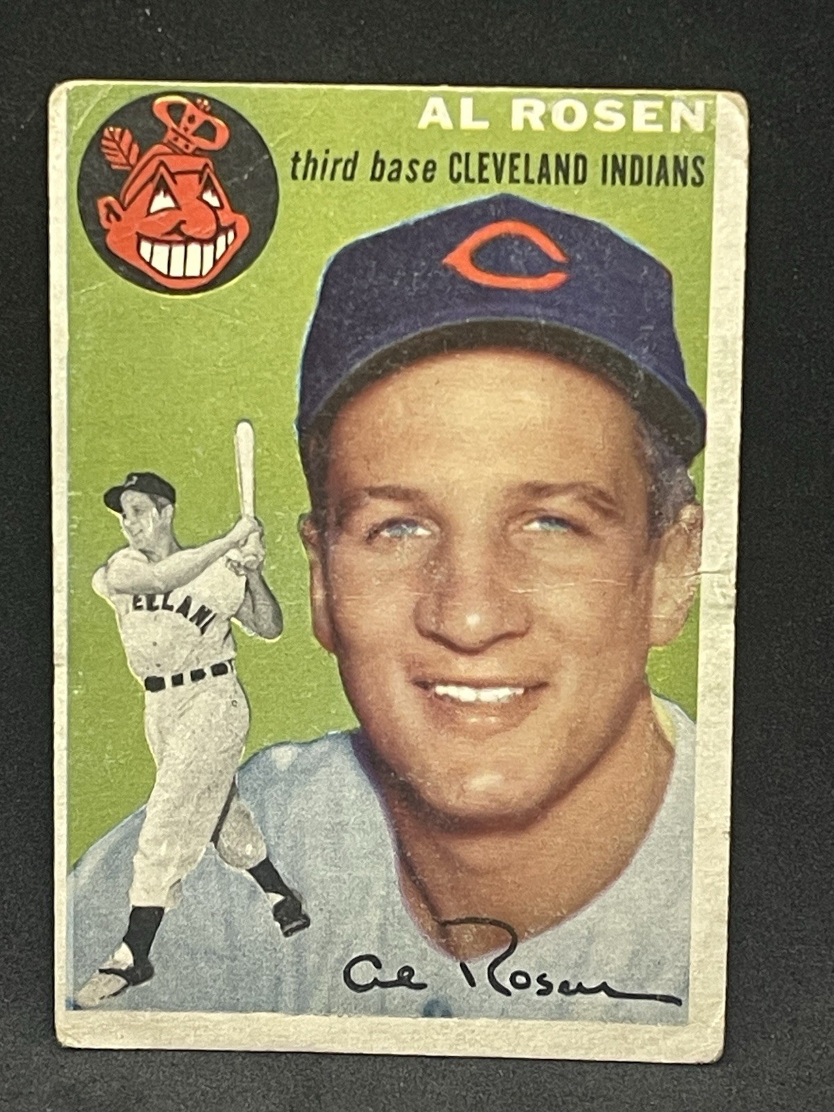 1954 Topps Al Rosen Cleveland Indians #15 1954 Topps Al Rosen Cleveland Indians #15