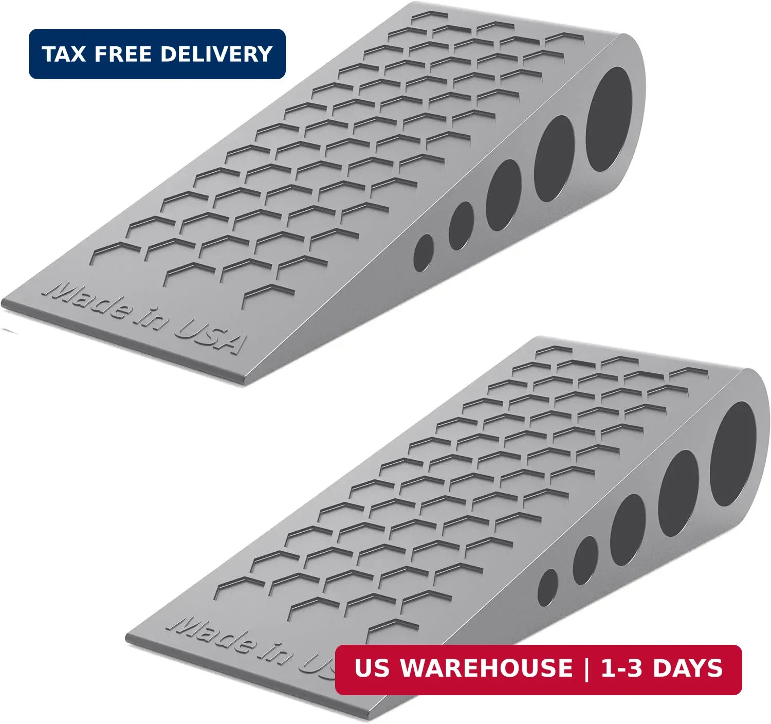 Door Stoppers for Bottom of Door Premium Floor Rubber Door Stop Wedge Made in US