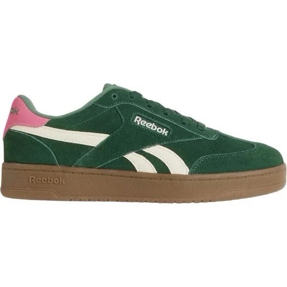 New Reebok Forte Lounger Women\'s Sneakers Double DK Green, LT Pink Size 7 New Reebok Forte Lounger Women\'s Sneakers Double DK Green, LT Pink Size 7
