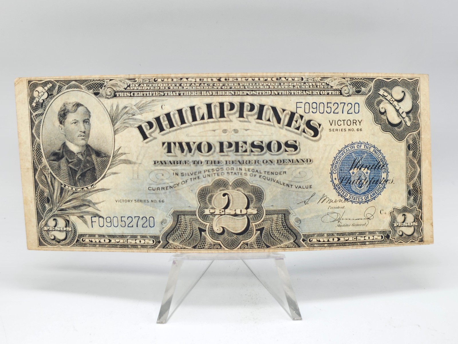 Series No. 66 2 Peso Philippines \