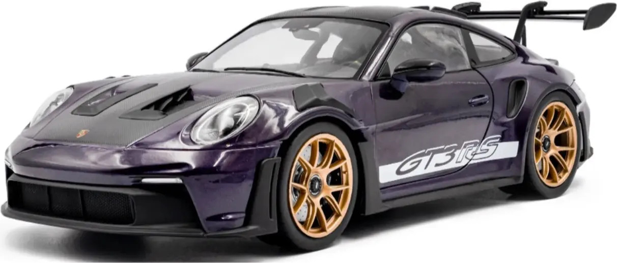 New Porsche 911 GT3 RS Weissach Package Purple in 1:18 scale by Solido