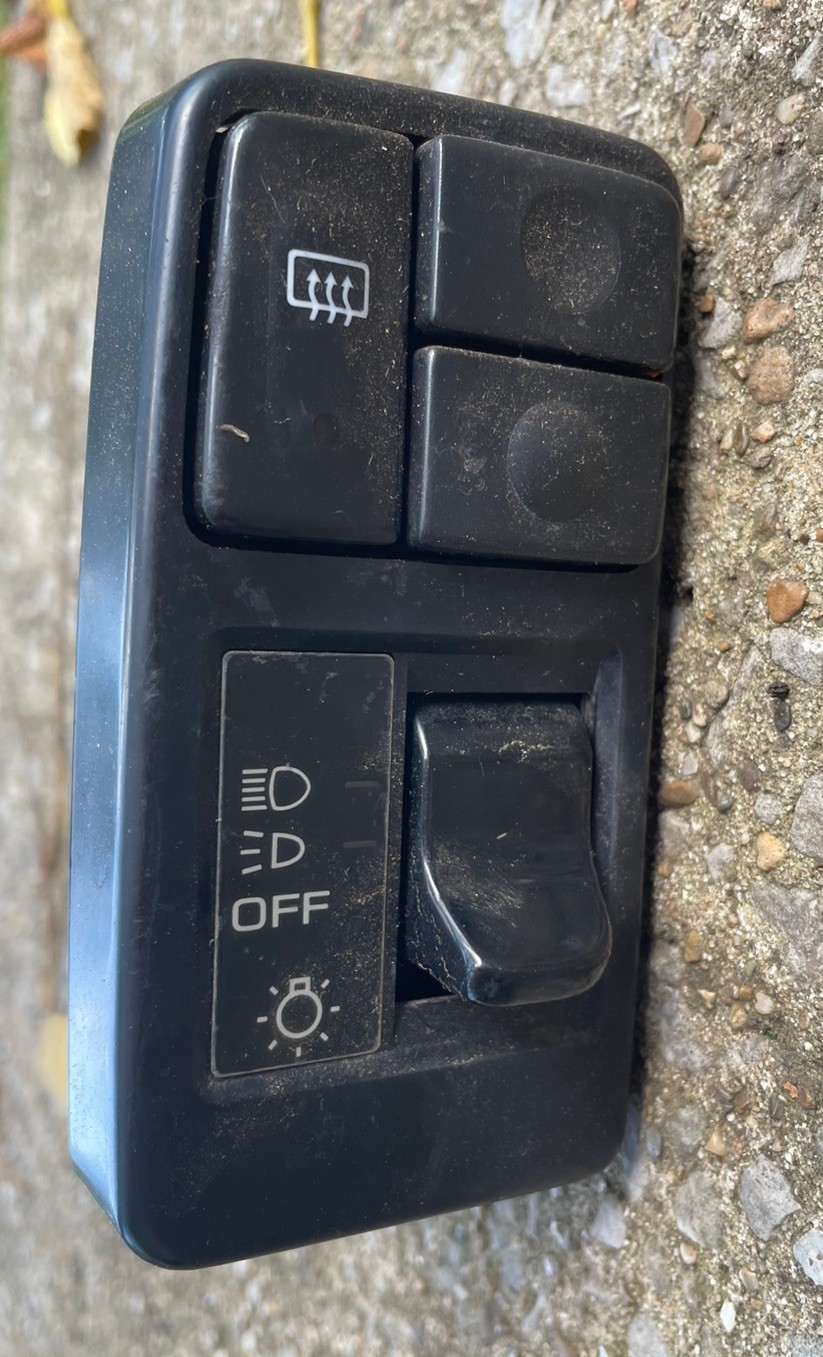 1987 1988 1989 1990 Nissan Pulsar NX Headlight Lamp Defroster Switch Control OEM 1987 1988 1989 1990 Nissan Pulsar NX Headlight Lamp Defroster Switch Control OEM