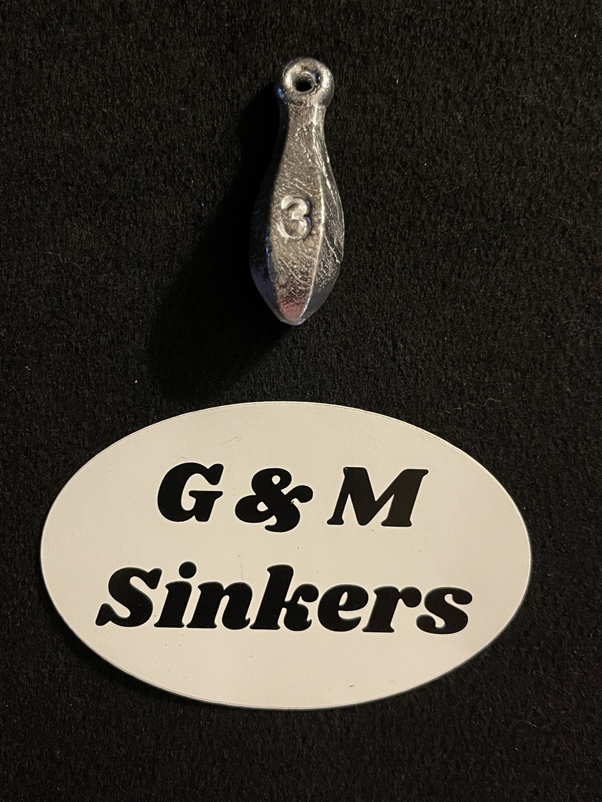 30 3oz Bank Sinkers hand made with top grade lead Fishing Weights USA 30 3oz Bank Sinkers hand made with top grade lead Fishing Weights USA