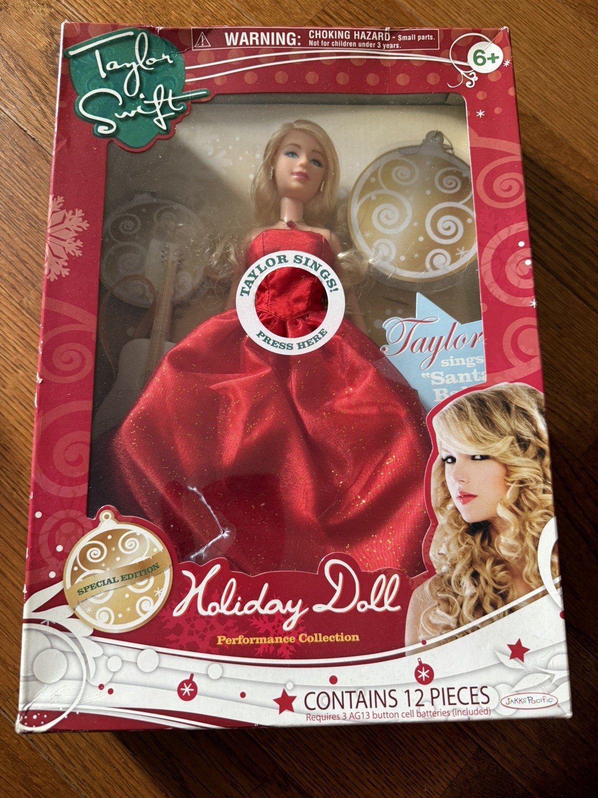RARE Taylor Swift Singing Santa Baby Holiday Doll 2010 Unopened New In Box RARE Taylor Swift Singing Santa Baby Holiday Doll 2010 Unopened New In Box