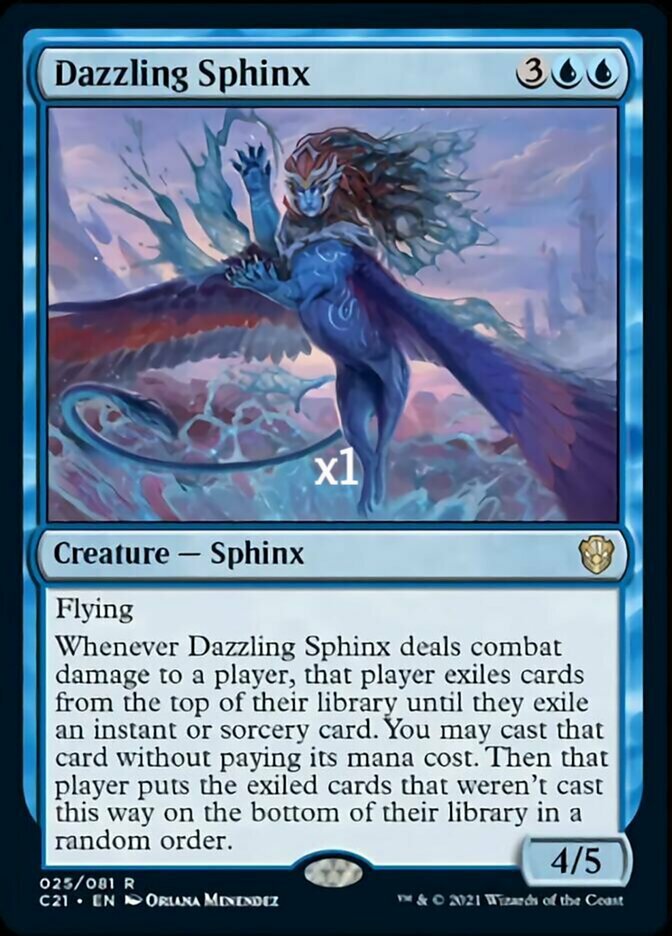MTG Commander 2021 C21 Dazzling Sphinx MINT MTG Commander 2021 C21 Dazzling Sphinx MINT