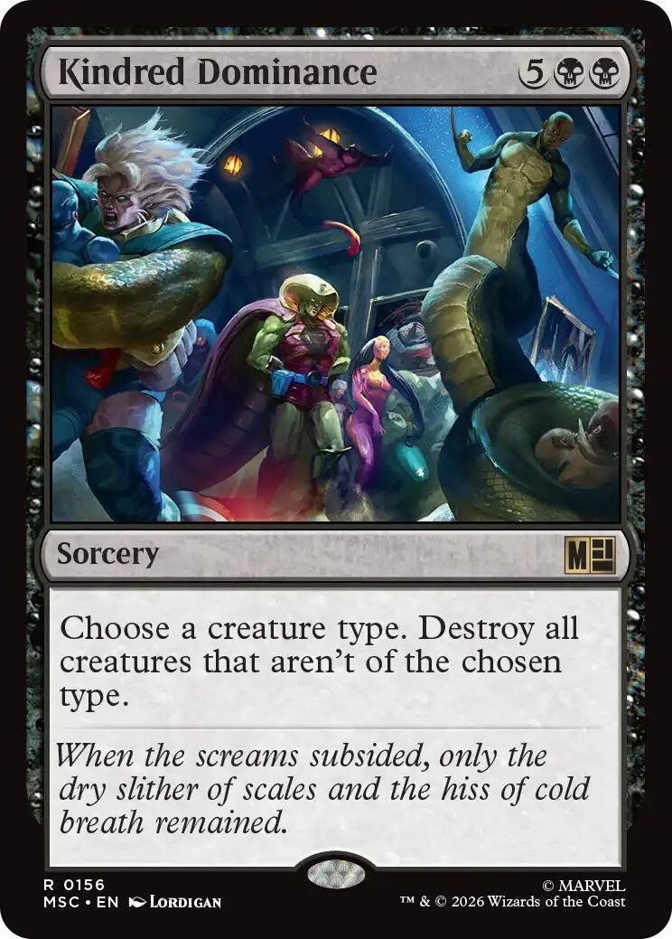 MTG MSC R Kindred Dominance #156 NM