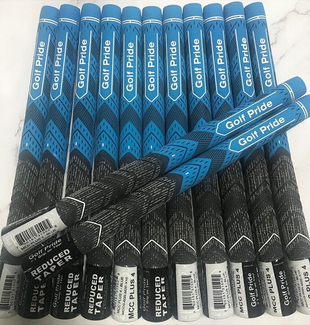 13Pcs MCC Plu4 + Golf Grip for GolfPride Standard Midsize Size Golf Club Grips
