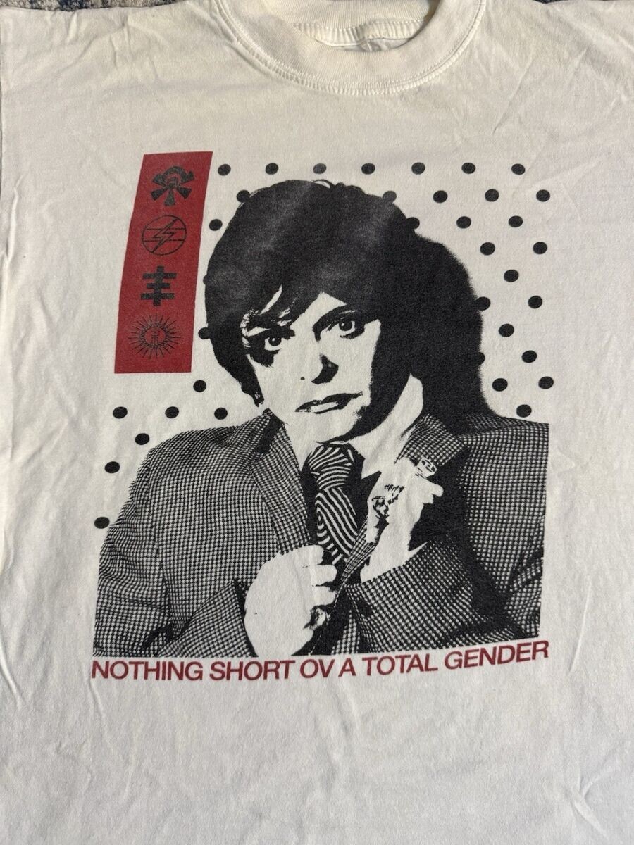 Vtg Genesis P-Orridge Nothing Short Ov A Total Gender Shirt Unisex S to 5XL