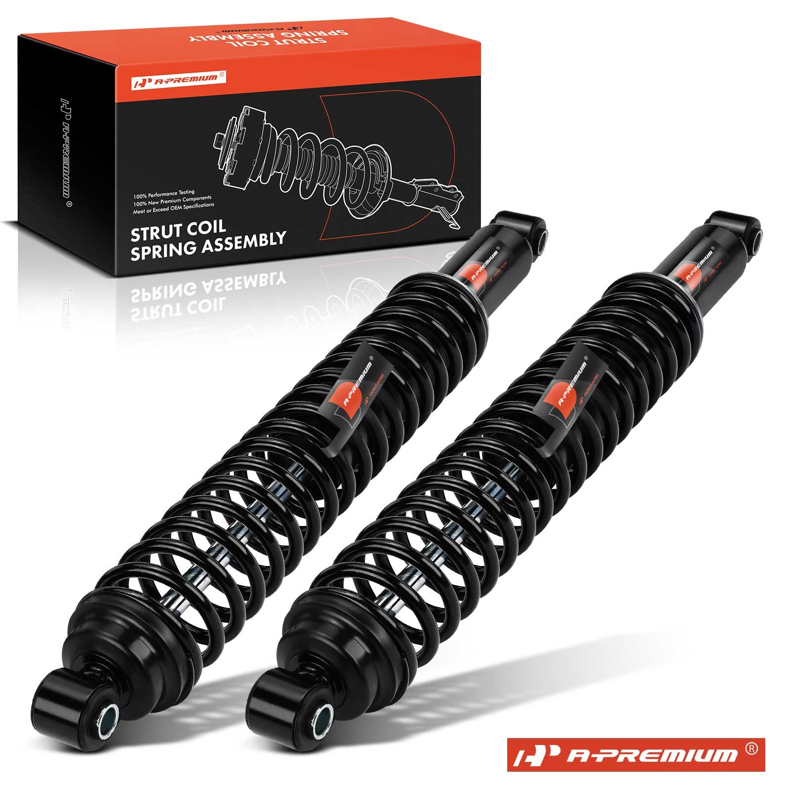 A-Premium 2Pcs Rear Elite Shock Absorber for Chevy Tahoe Suburban GMC Cadillac