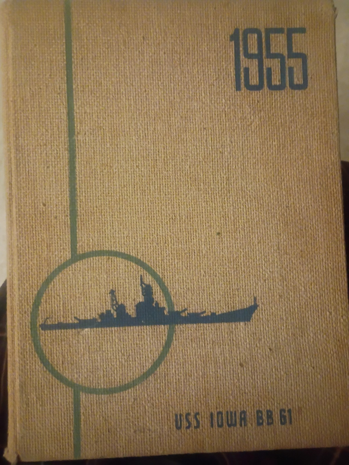 Rare 1955 U.S.S. Iowa BB-61 Cruise Book, Captain William Bryson's Copy