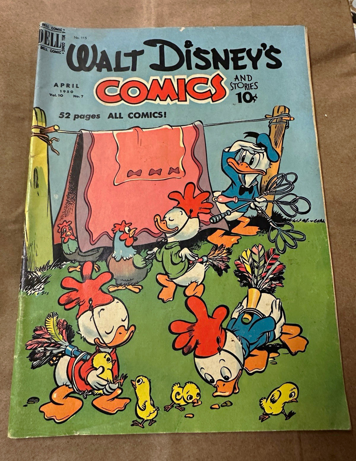Disney Walt Disney's Comics and Stories April 1950 Cinderella Disney Walt Disney's Comics and Stories April 1950 Cinderella