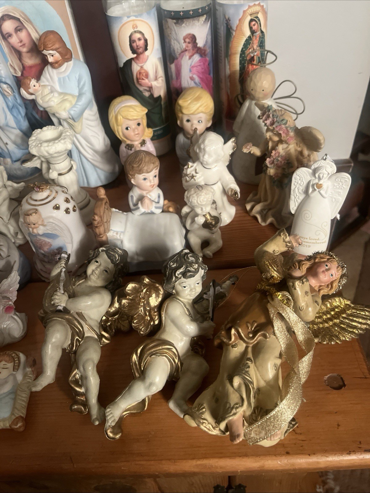 Vintage Antique Angel Collection Catholic Religious Statues Figures $3-$25 each Vintage Antique Angel Collection Catholic Religious Statues Figures $3-$25 each
