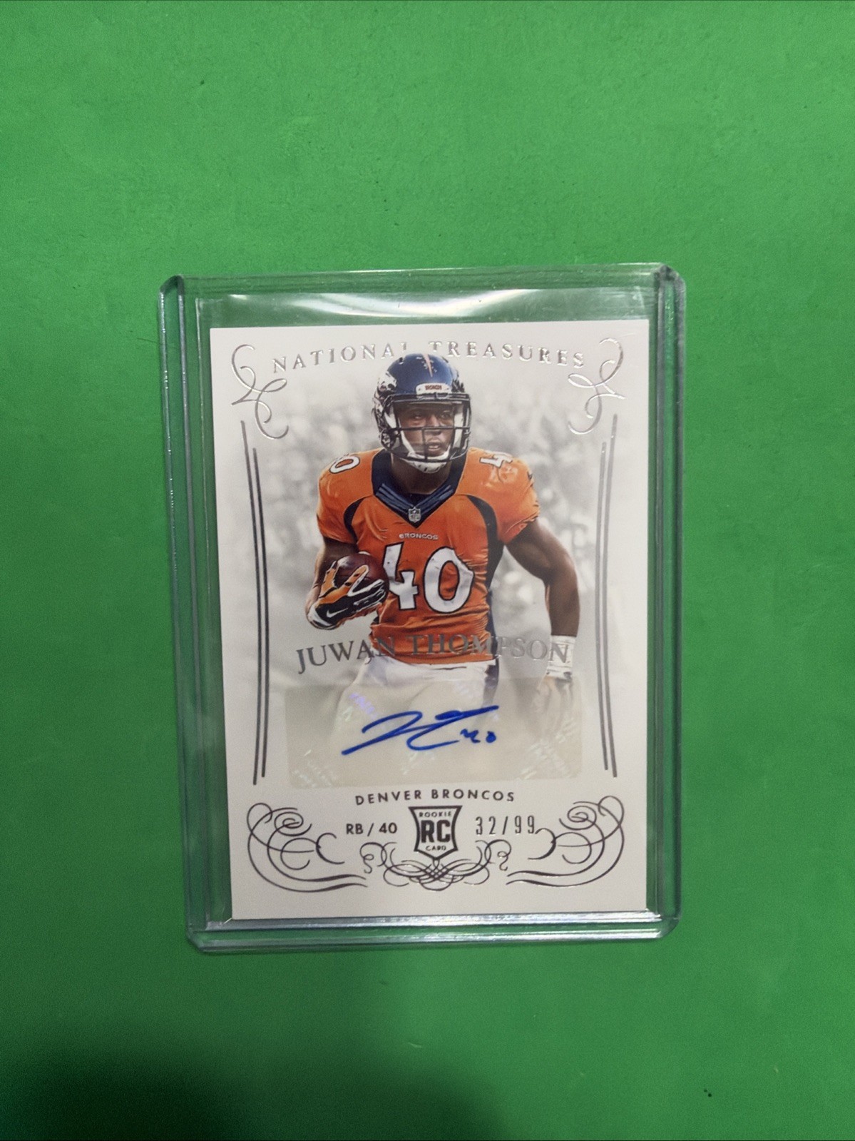2014 Panini National Treasures Juwan Thompson #239 Rookie Signatures/99 2014 Panini National Treasures Juwan Thompson #239 Rookie Signatures/99