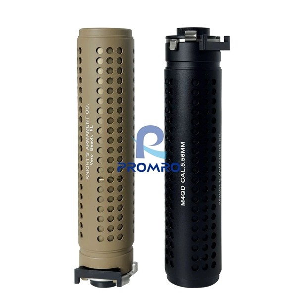 1x KAC/QD Metal Suppressor 14mm CCW Inert Decor Part for Jinming Model Black/FDE
