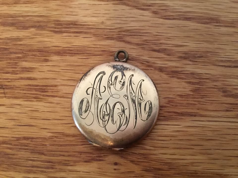 Antique W.&S.B. Gold Filled Victorian Monogram Locket Antique W.&S.B. Gold Filled Victorian Monogram Locket