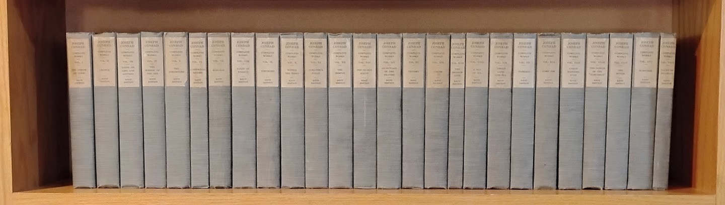 VG 1925 The Complete Works Joseph Conrad 26 Volumes Kent Edition Complete Set