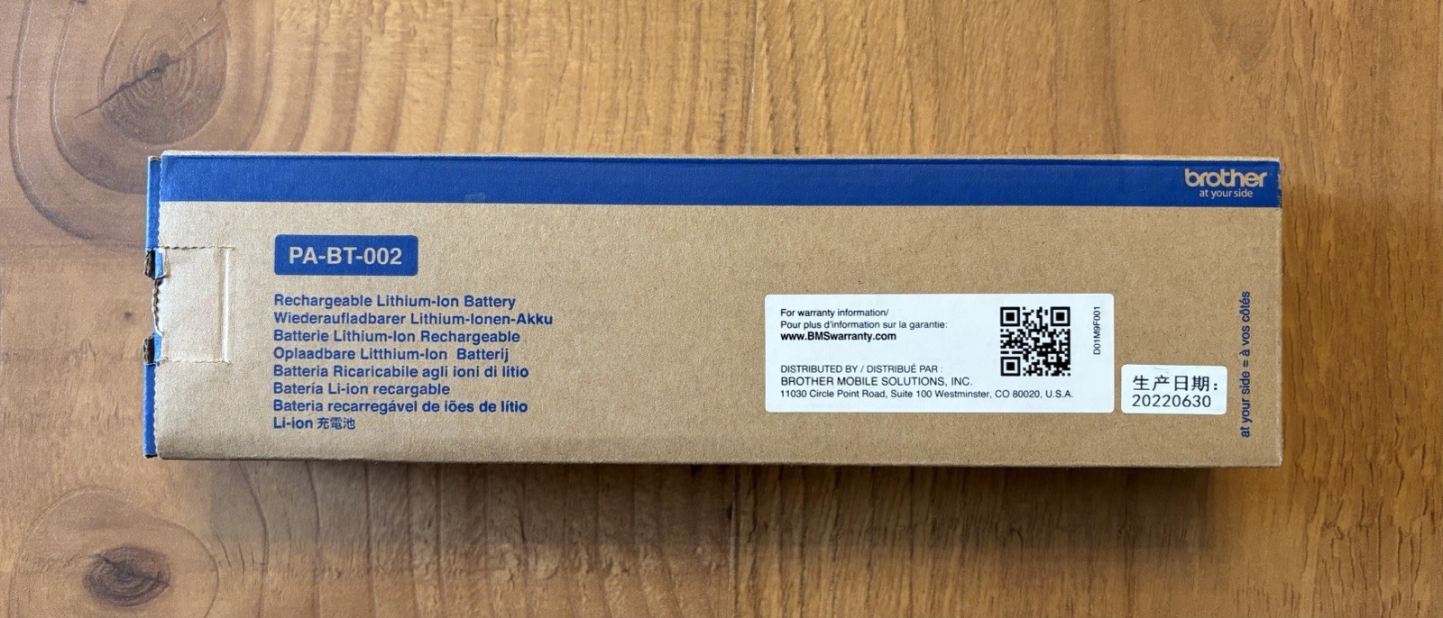 Brother PocketJet 7 Printer Battery PABT002 Rechargeable Lithium-Ion NEW Brother PocketJet 7 Printer Battery PABT002 Rechargeable Lithium-Ion NEW
