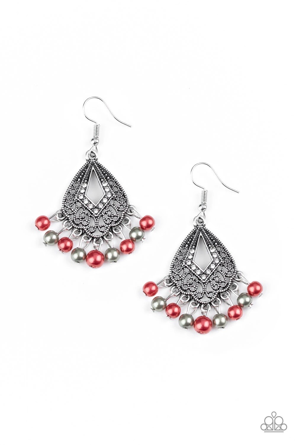 PAPARAZZI TRENDY FASHION JEWELRY ~ GRACEFULLY GATSBY MULTI EARRINGS