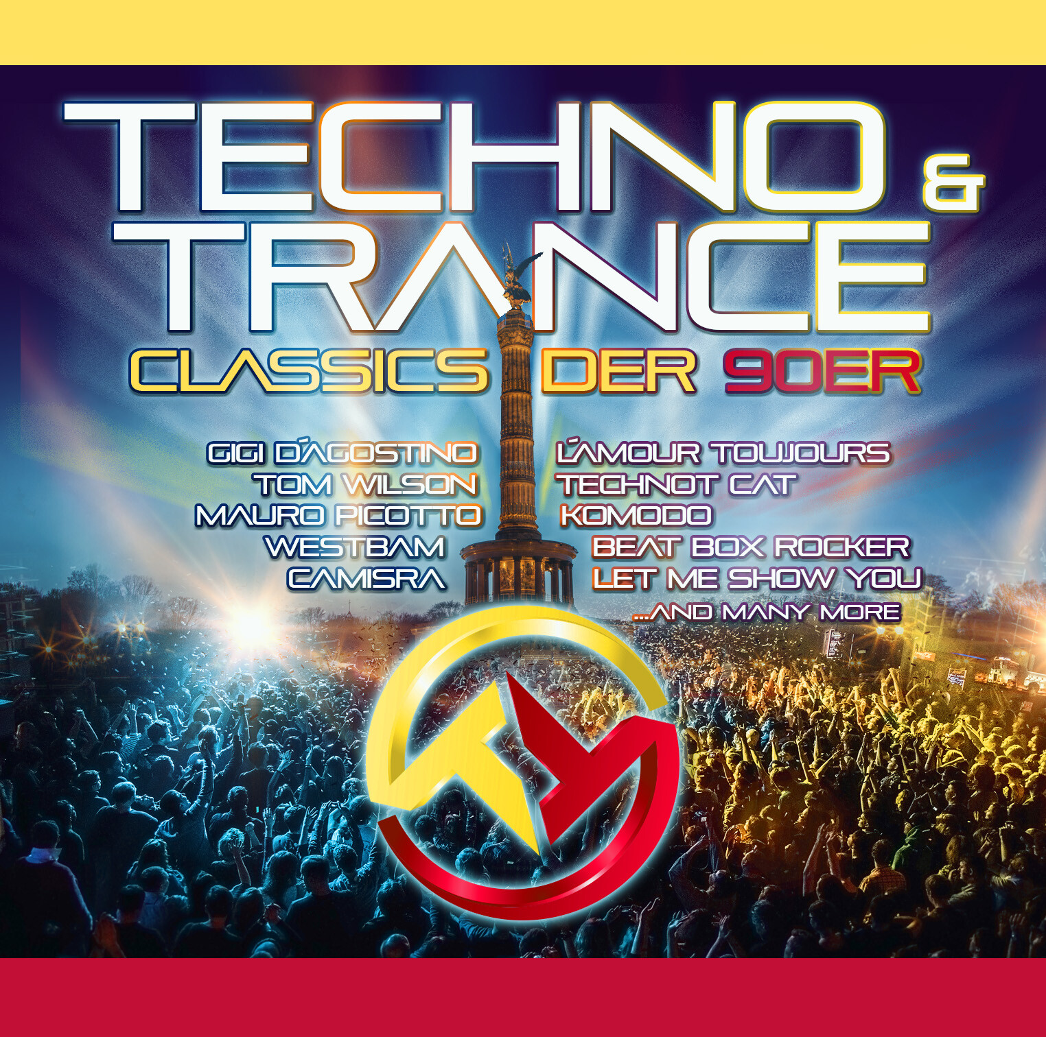Cd Techno & Trance Classics of the 90s by Various Artists 2cds