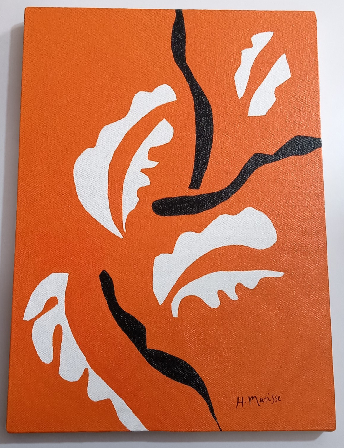 Henri Matisse, Painting Oil On Canvas , signed stamped vintage.