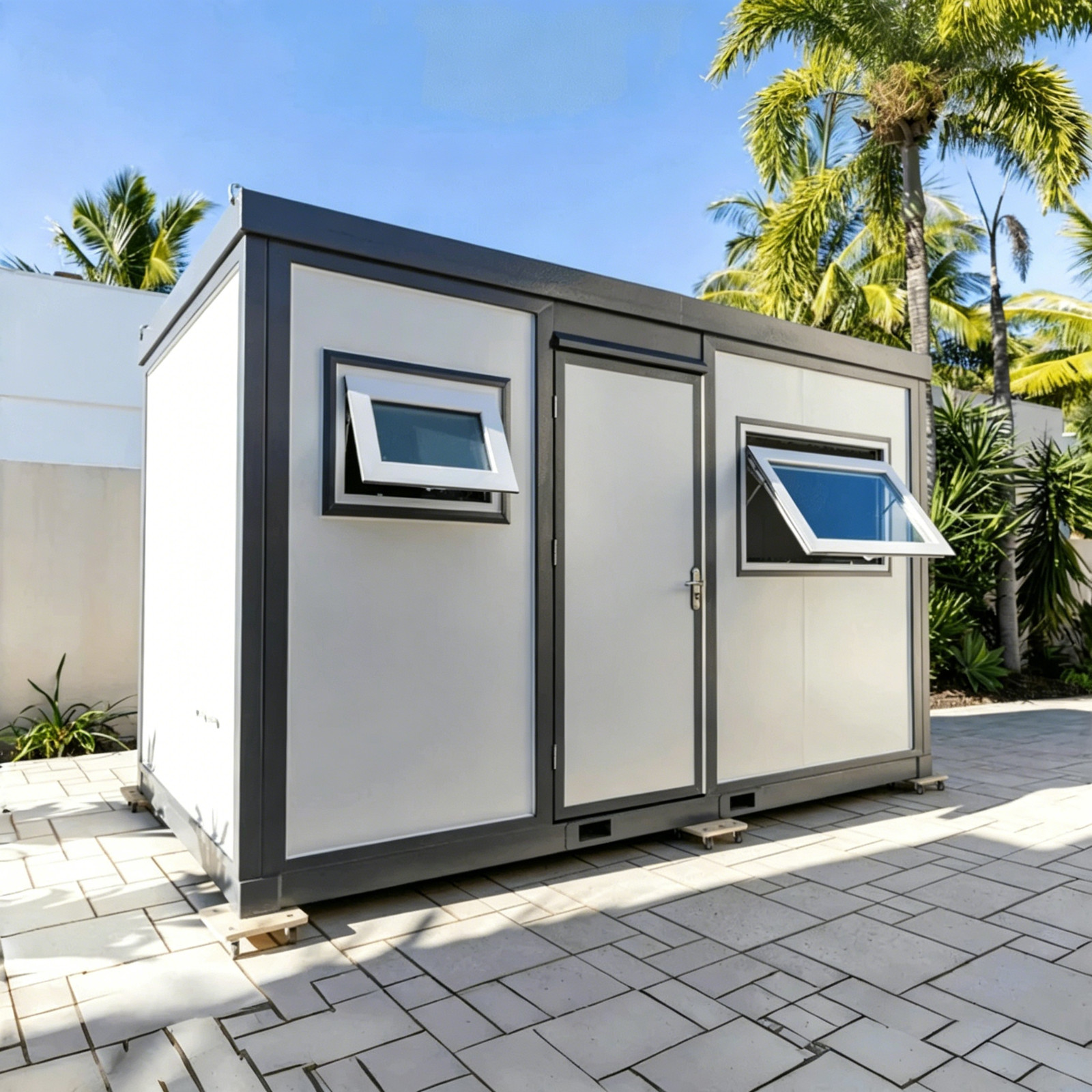 Chery Industrial 13x7FT Mobile Prefab Office with Bathroom&Bedroom Chery Industrial 13x7FT Mobile Prefab Office with Bathroom&Bedroom