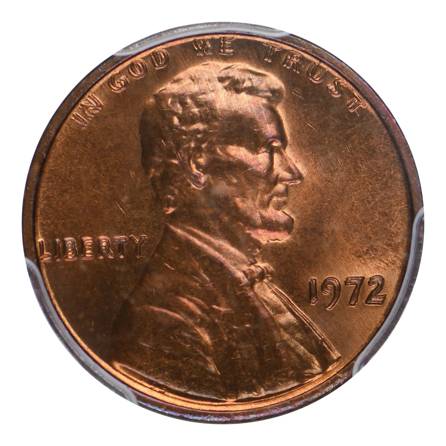 1972 Lincoln Memorial Cent PCGS MS-64 RD Doubled Die Obverse 1972 Lincoln Memorial Cent PCGS MS-64 RD Doubled Die Obverse