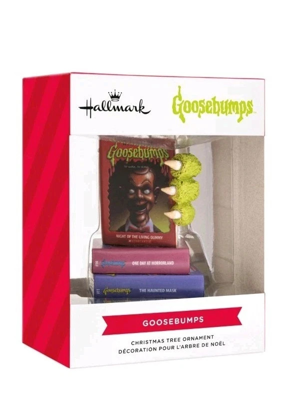 Hallmark 2026 Goosebumps Book Ornament New in Box IN HAND Hallmark 2026 Goosebumps Book Ornament New in Box IN HAND