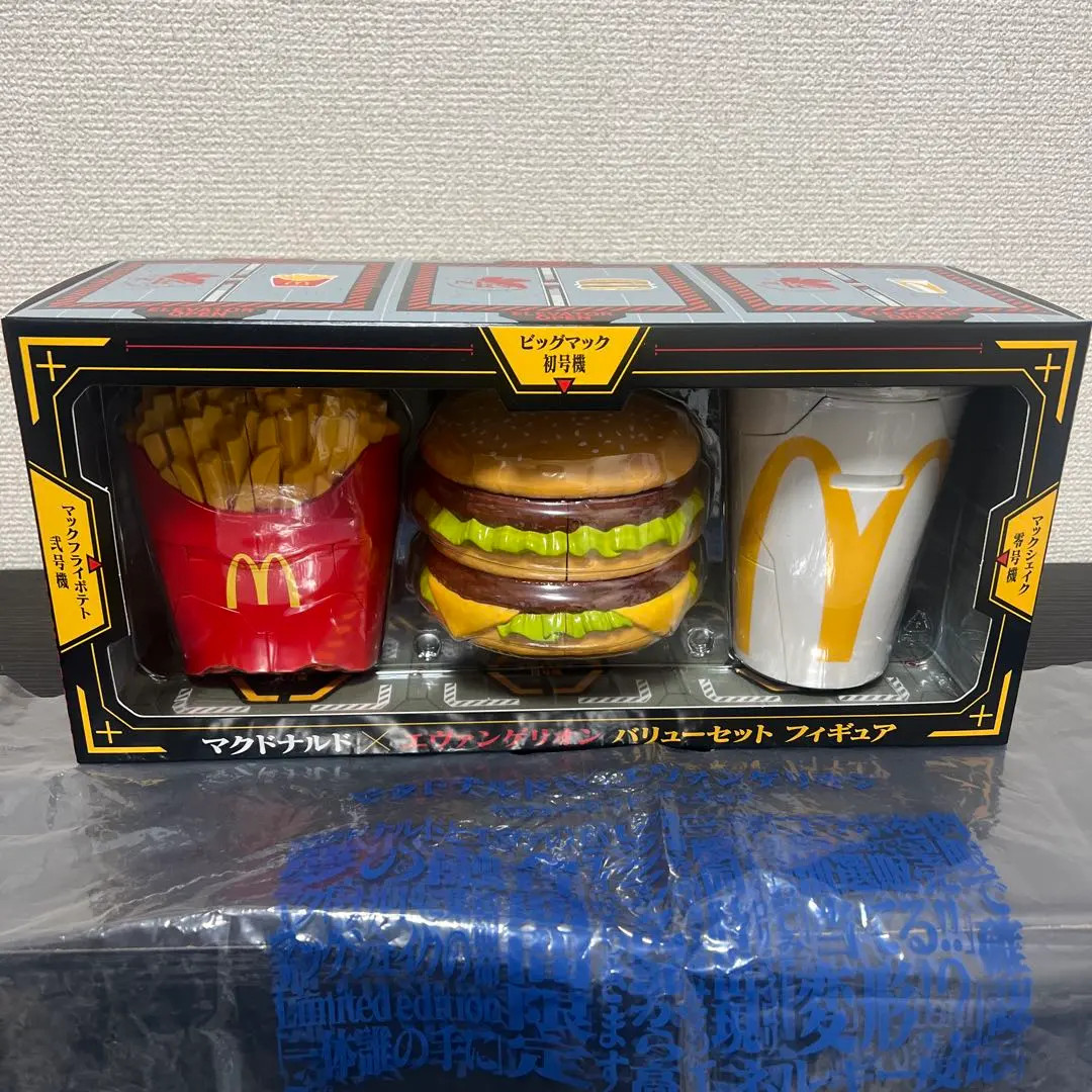 McDonald's x Evangelion Collaboration EVA Value set Figure Japanese Anime F/S JP