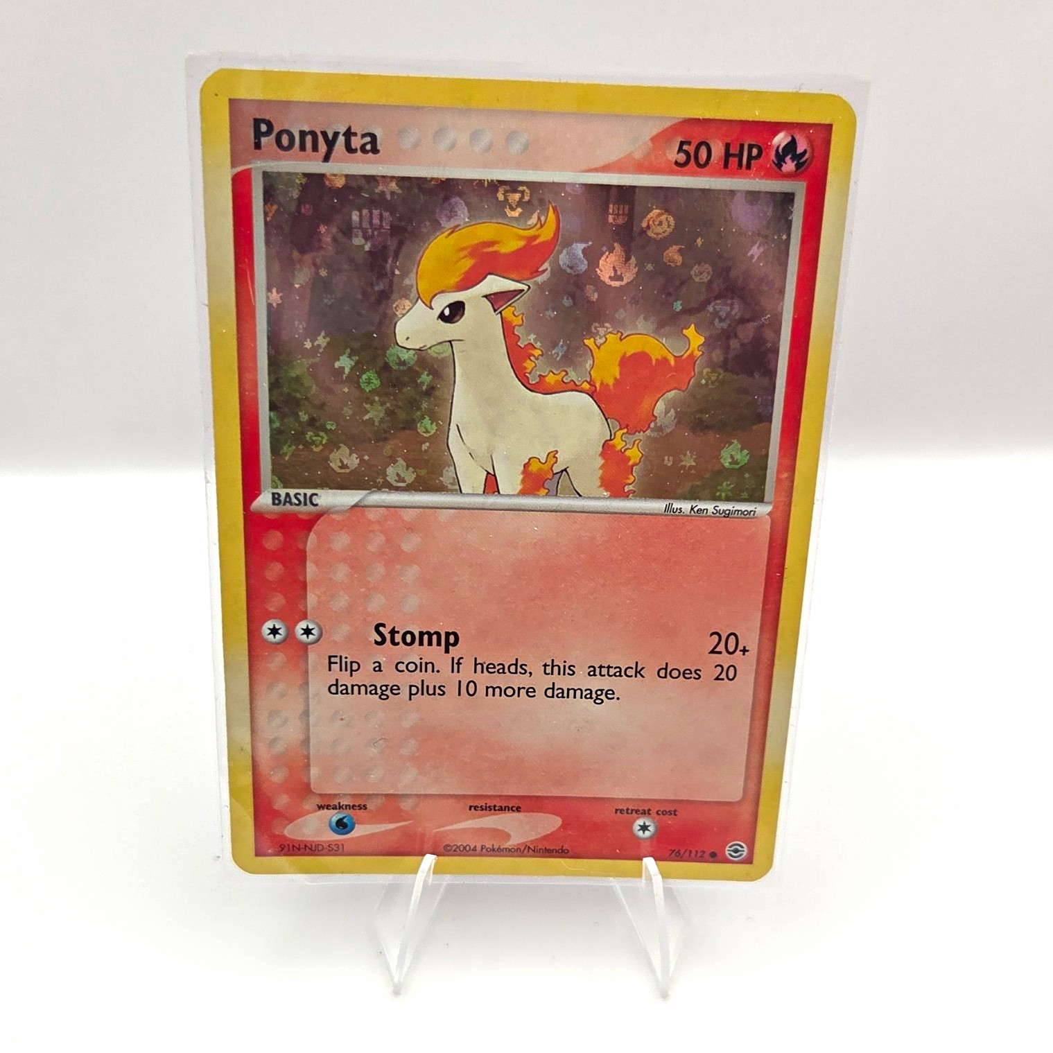 Nintendo Ponyta 74/112 EX FireRed & LeafGreen Reverse Holo EN Common 50HP 2004 Nintendo Ponyta 74/112 EX FireRed & LeafGreen Reverse Holo EN Common 50HP 2004