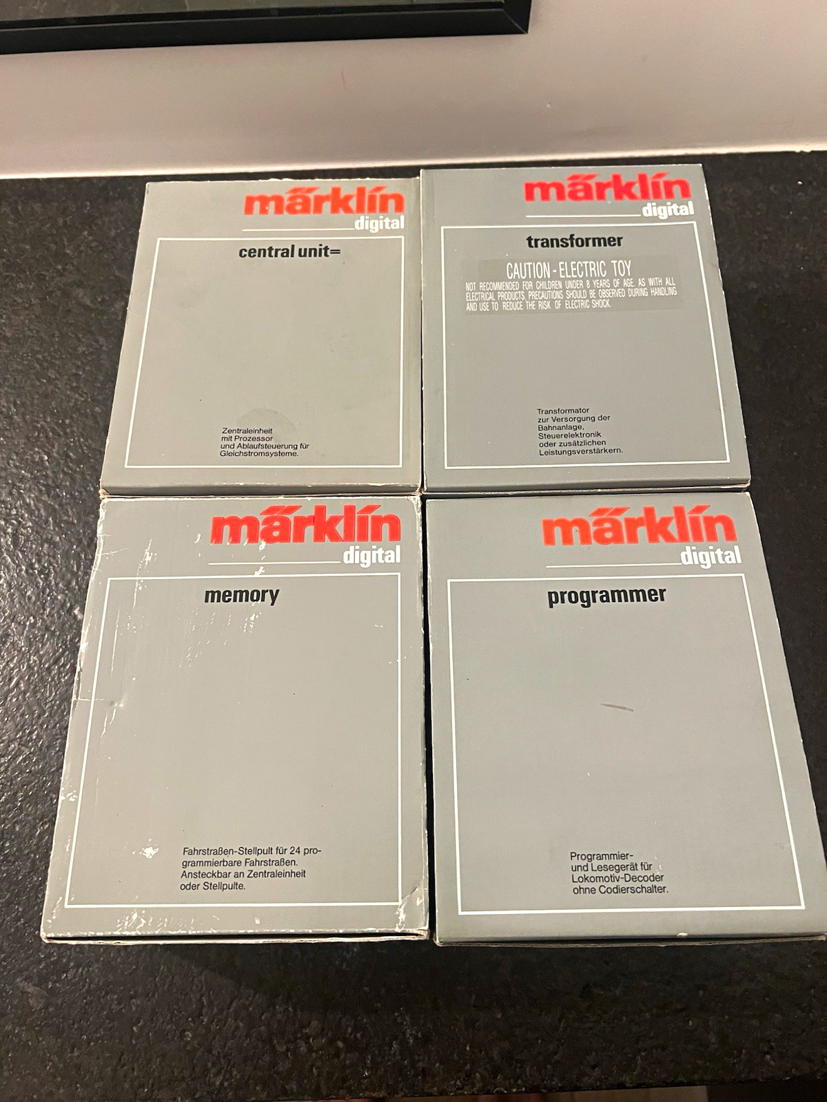 Märklin H0 Digital Control Lot 6027 6043 6032 w/ Transformer 6001 Motorola