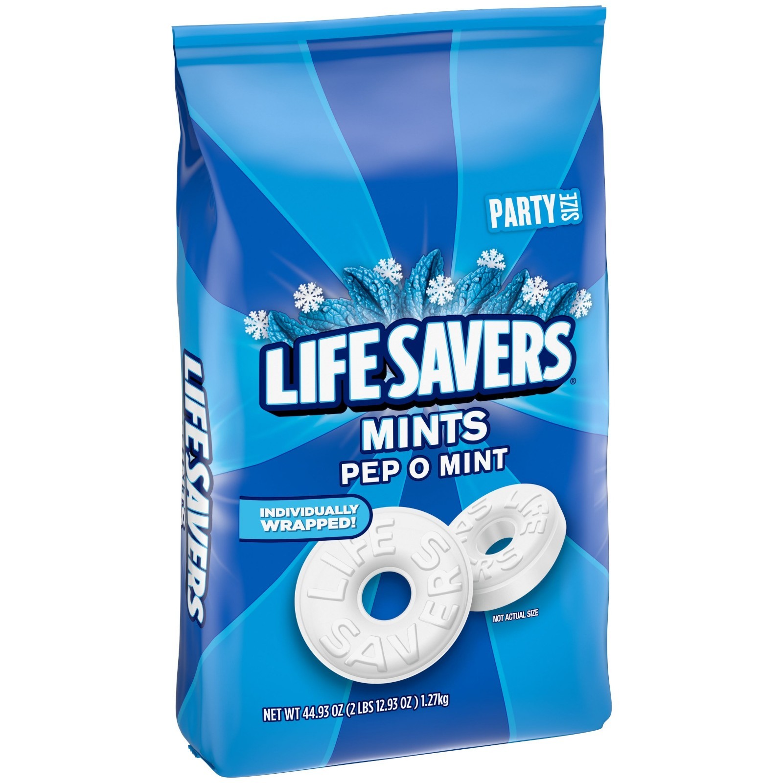 Life Savers Pep-O-Mint Breath Mints Hard Candy, Party Size - 44.93 oz