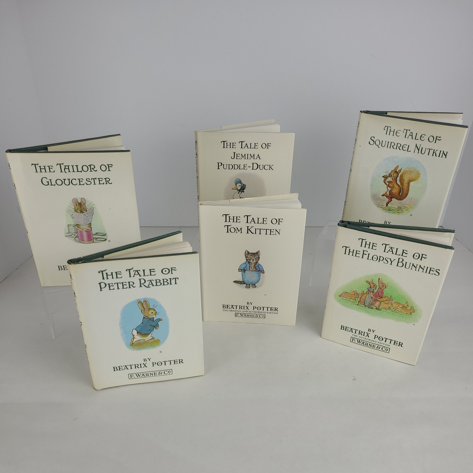 Vintage Hardback BEATRIX POTTER PETER RABBIT SET of 6 Very nice w/Jackets Vintage Hardback BEATRIX POTTER PETER RABBIT SET of 6 Very nice w/Jackets