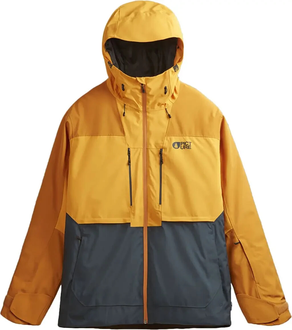 Picture Object Jacket Dark Blue/Yellow, Sz-XXL