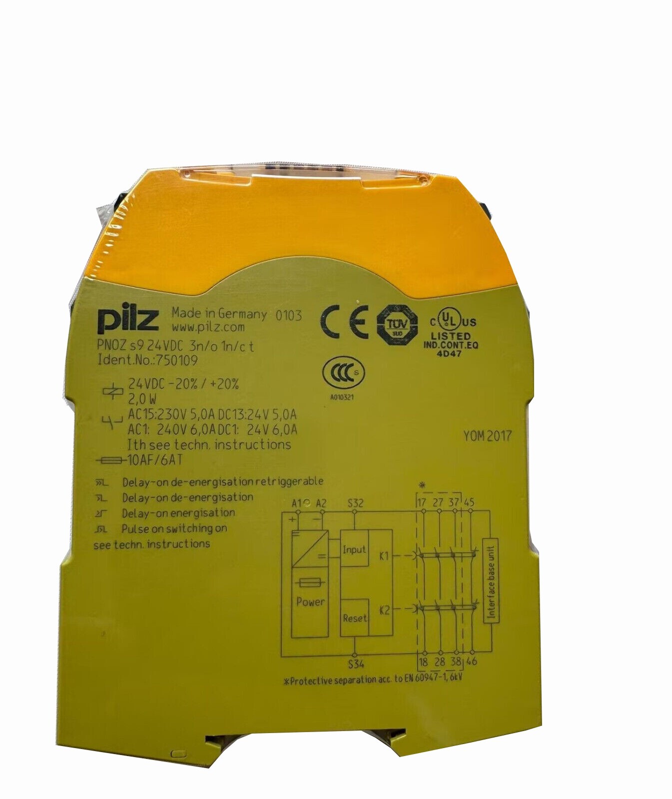 750109 NEW PILZ PNOZ s9 24VDC 750109 Safety Relay