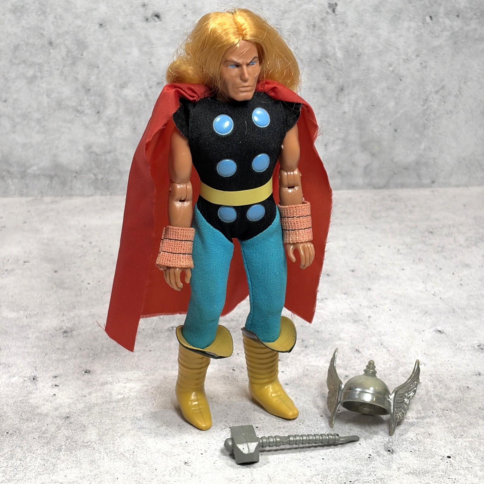 Vintage Mego Thor WGSH All Original Complete T2 Action Figure MINTY READ
