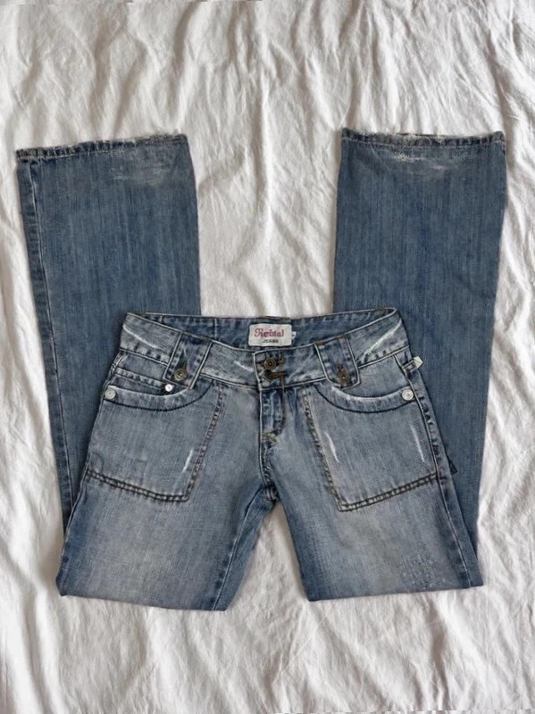 Vintage 2000s Flared Bootcut Leg Fit Jeans S