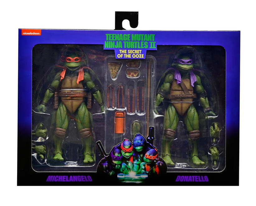 NECA Secret of the Ooze Michelangelo & Donatello 2 Pack New NECA Secret of the Ooze Michelangelo & Donatello 2 Pack New