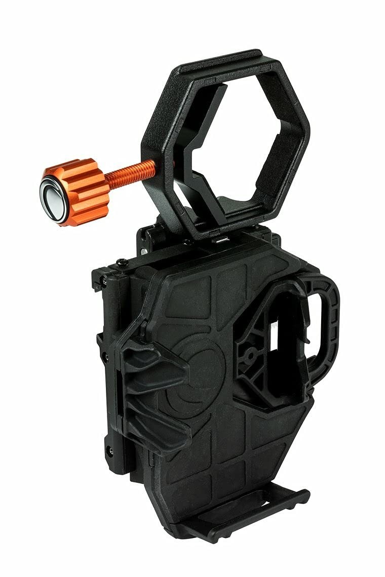 NeXGO 2 Axis Smartphone Adapter for Telescopes Binoculars Microscopes Black