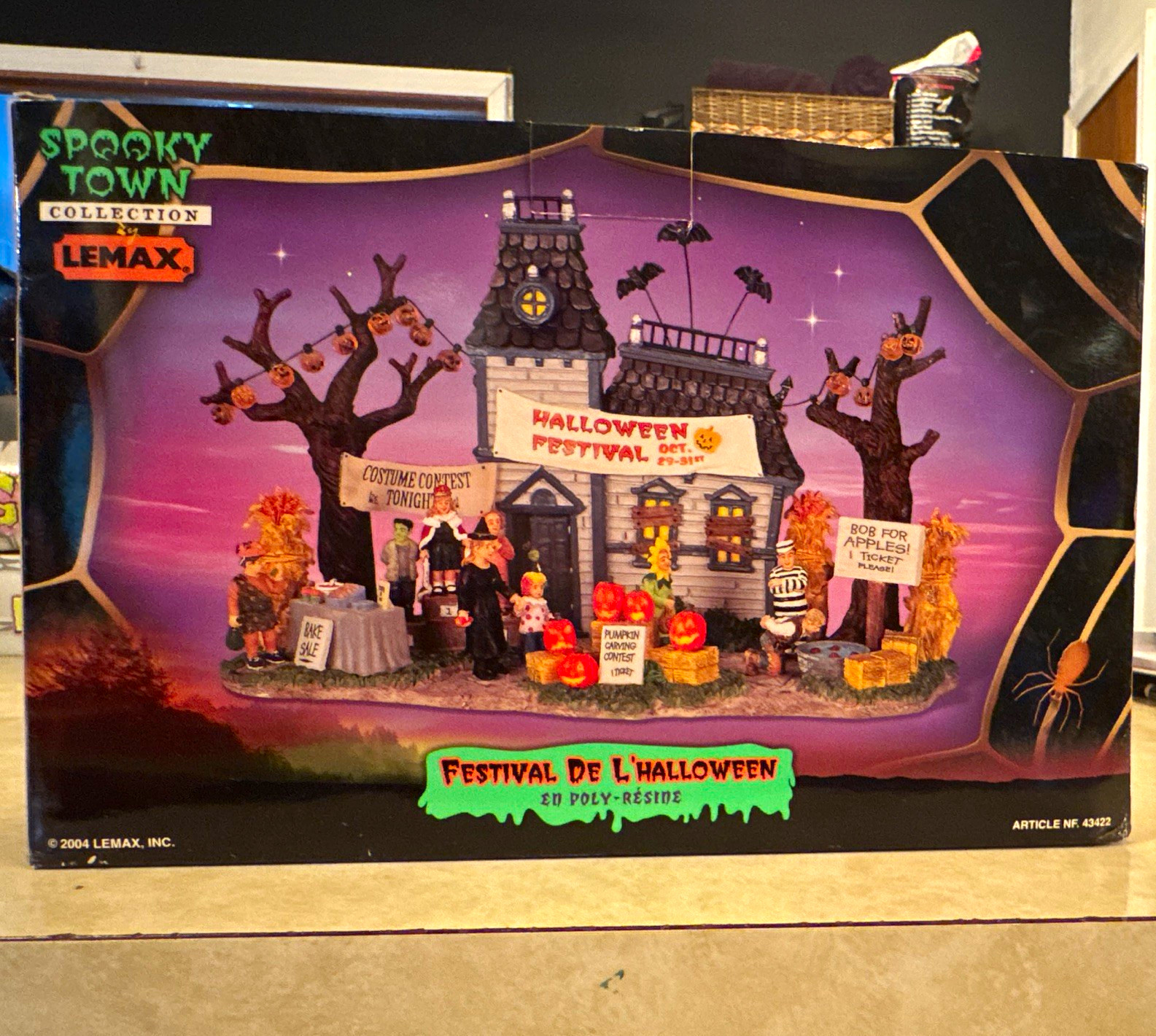 Lemax Spooky Town Festival De L'Halloween Halloween Village 2004 retired #43422