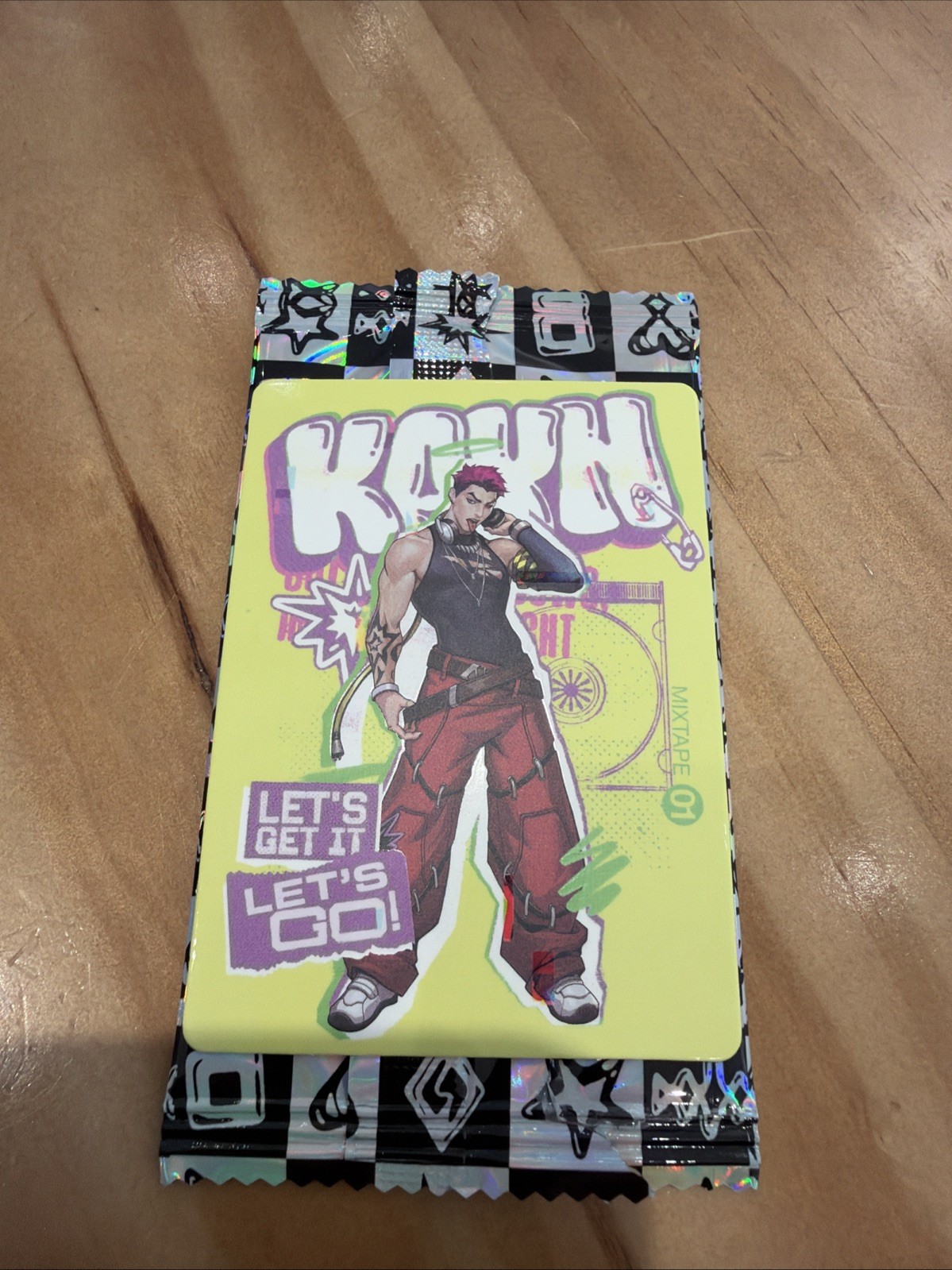 League Of Legends HEARTSTEEL Riot games X Chi Cha San Chen Collab Kayn Photocard