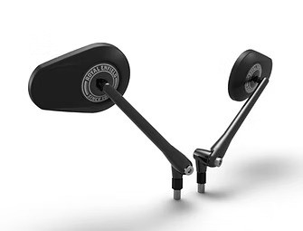 Royal Enfield Tapered Mirrors – Black
