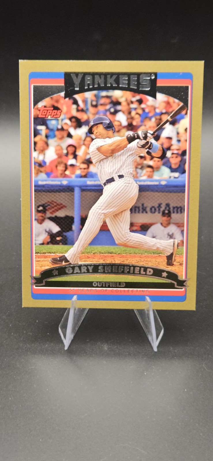 2006 Topps #420 Gary Sheffield Gold /2006 - Yankees 2006 Topps #420 Gary Sheffield Gold /2006 - Yankees
