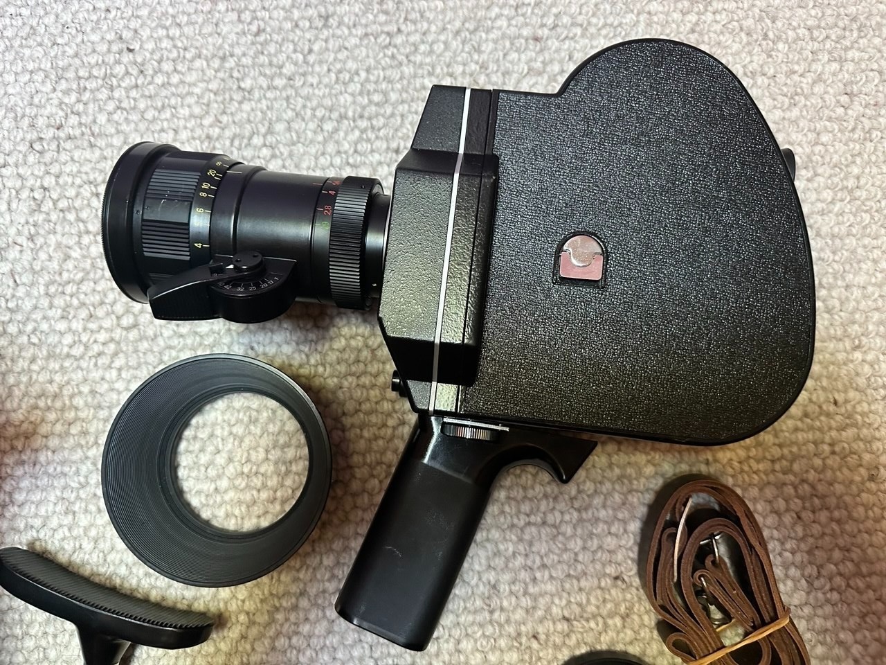 Krasnogorsk-3 K-3 16mm Cine Movie Camera + Meteor Lens + Case Kit - FILM TESTED