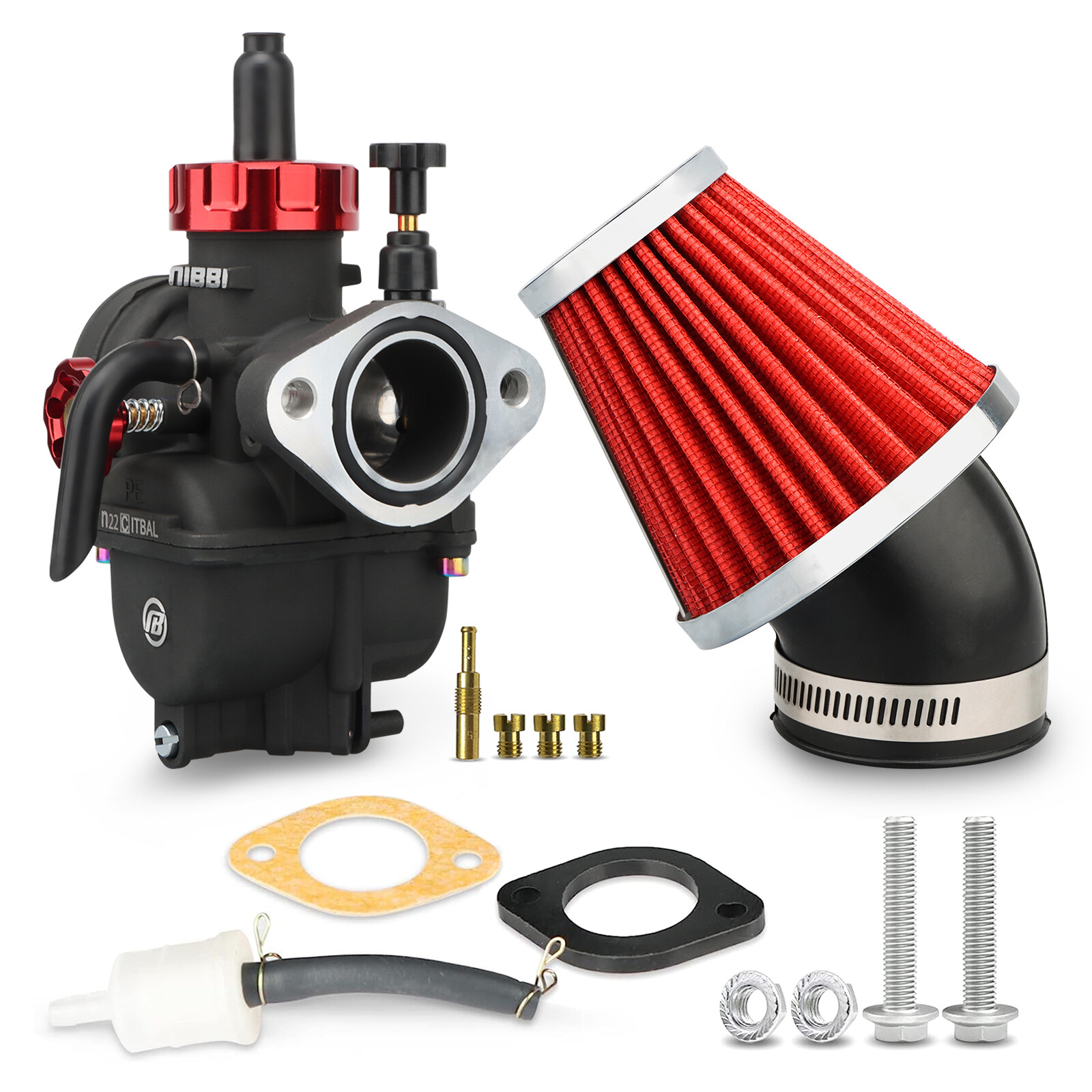 NIBBI Racing PE 22mm Flange Carburetor For 110cc 125cc 140cc Lifan YX Apollo SSR