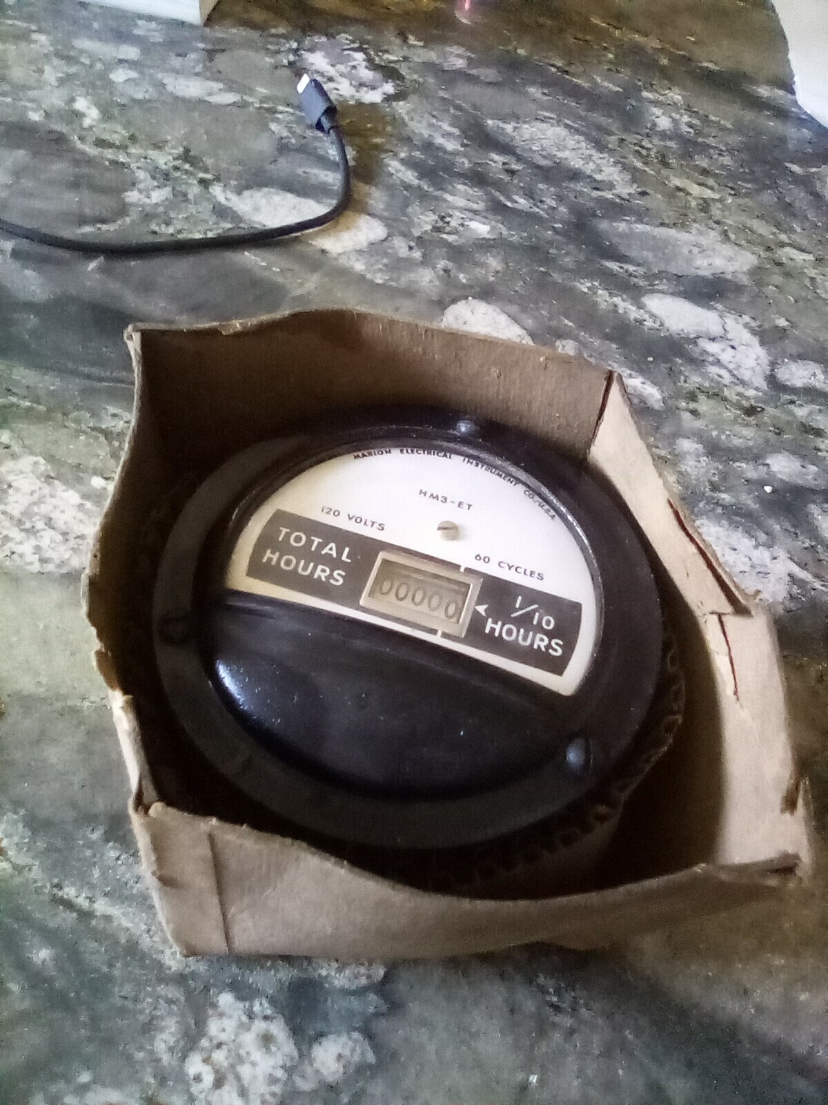 Vintage NEW Marion Electrical Aviation Meter