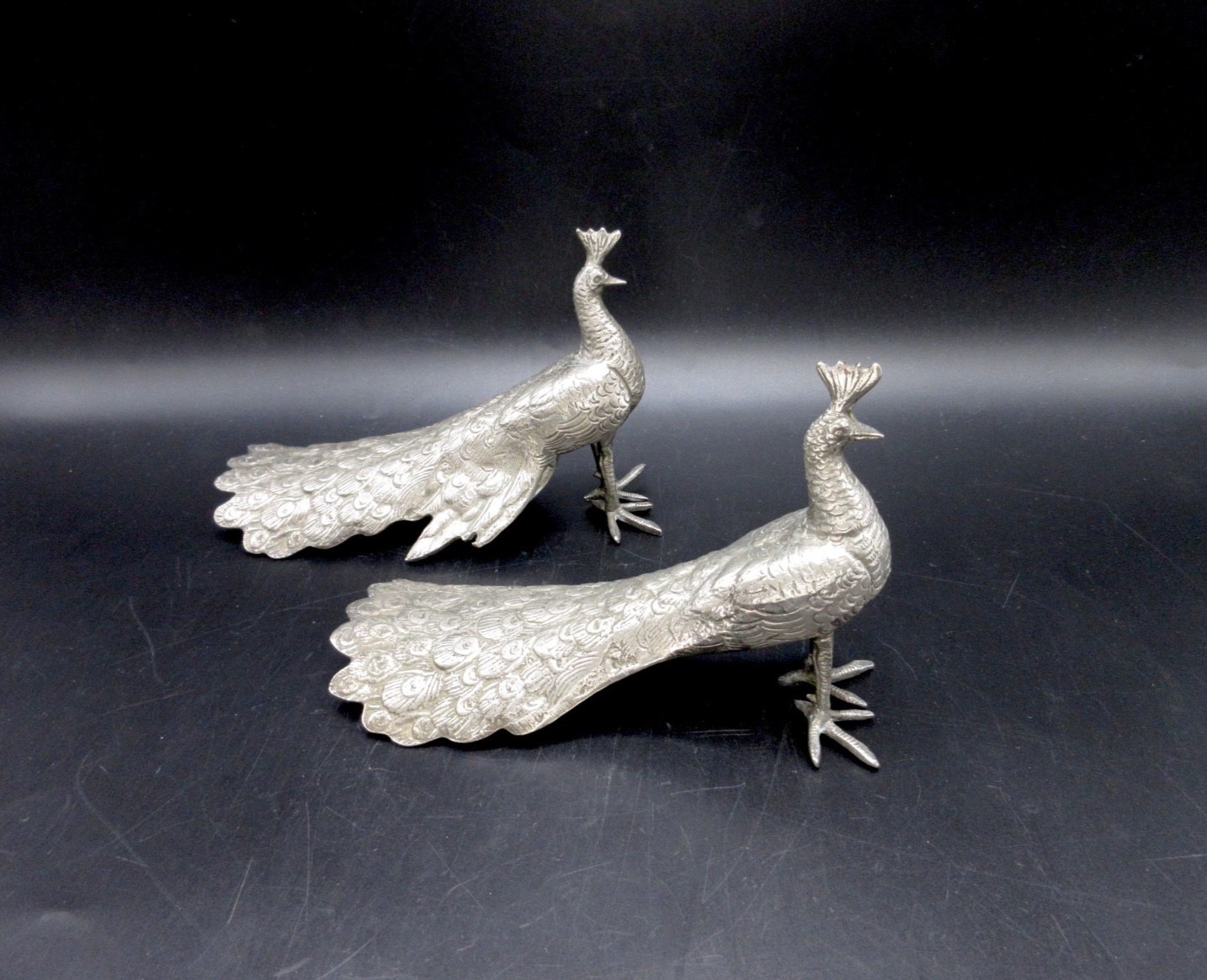 VTG Pair Silver Plated 6 1/2\ VTG Pair Silver Plated 6 1/2\