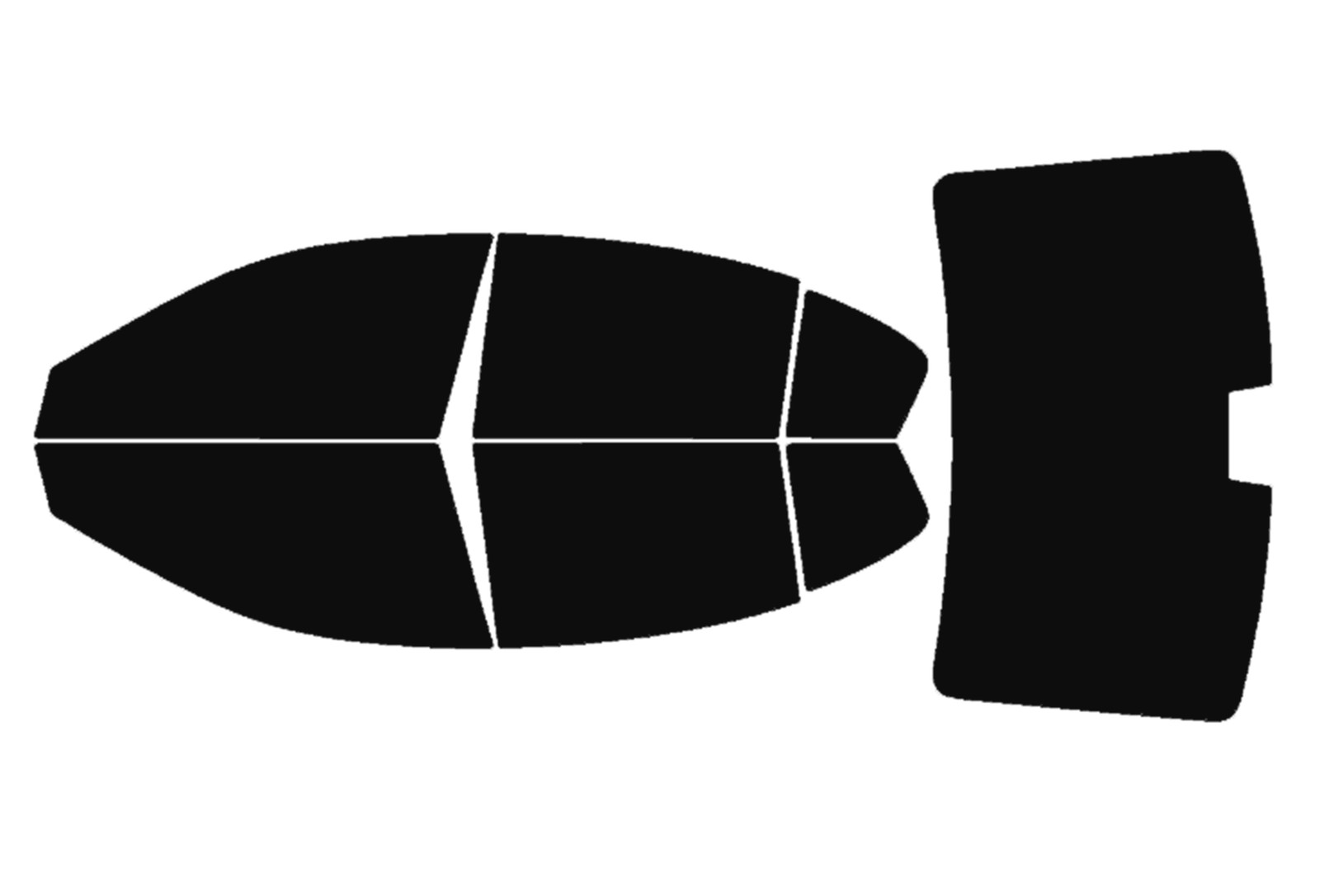 Computerized Custom PreCut 2Ply Window Tint Film Kit For ALL Subaru Legacy Sedan