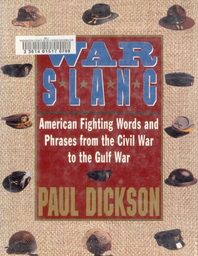 War Slang Fighting Words and P - VERY GOOD